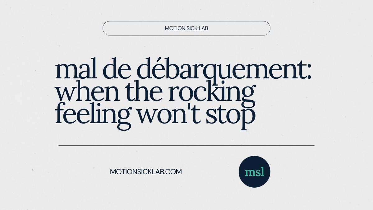 mal de debarquement syndrome