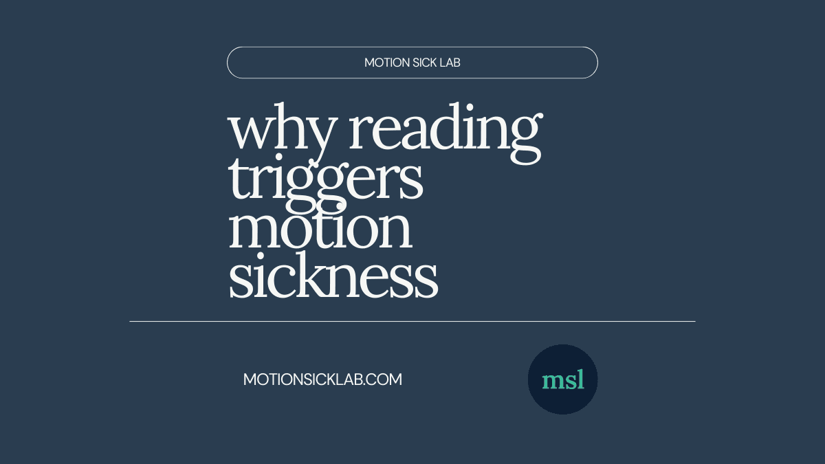 reading motion sickness