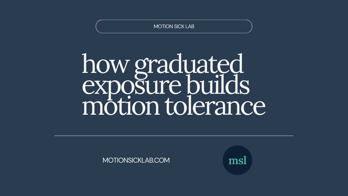 graduated exposure motion sickness