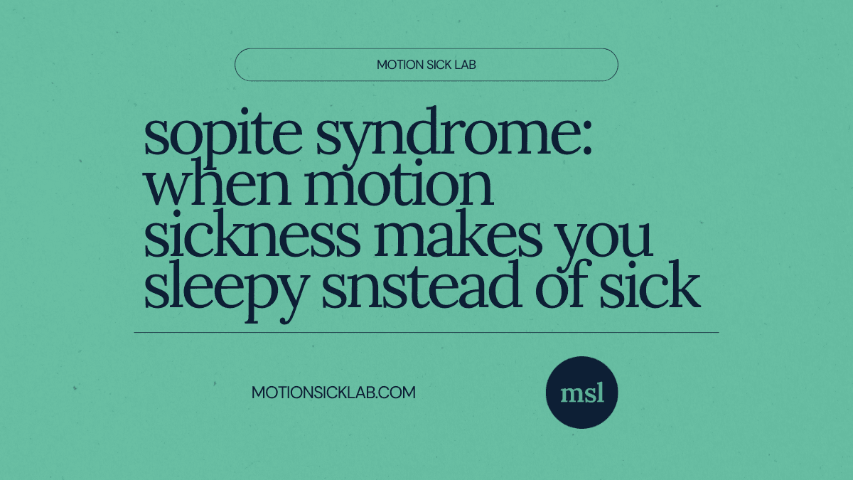 sopite syndrome