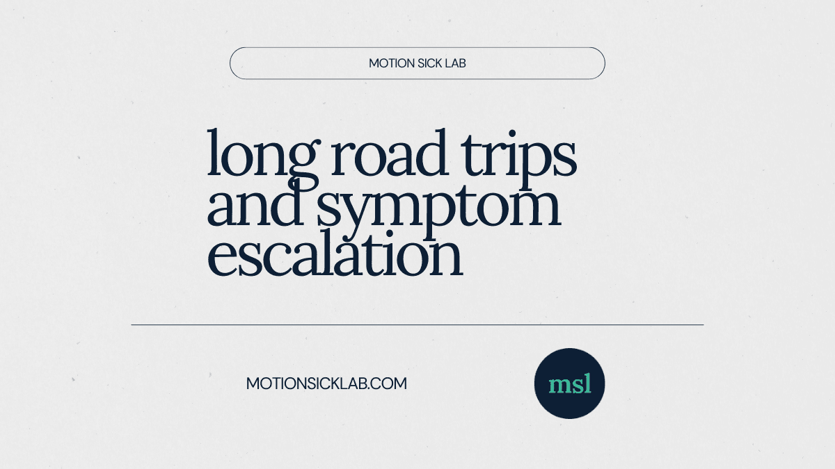 road trip motion sickness