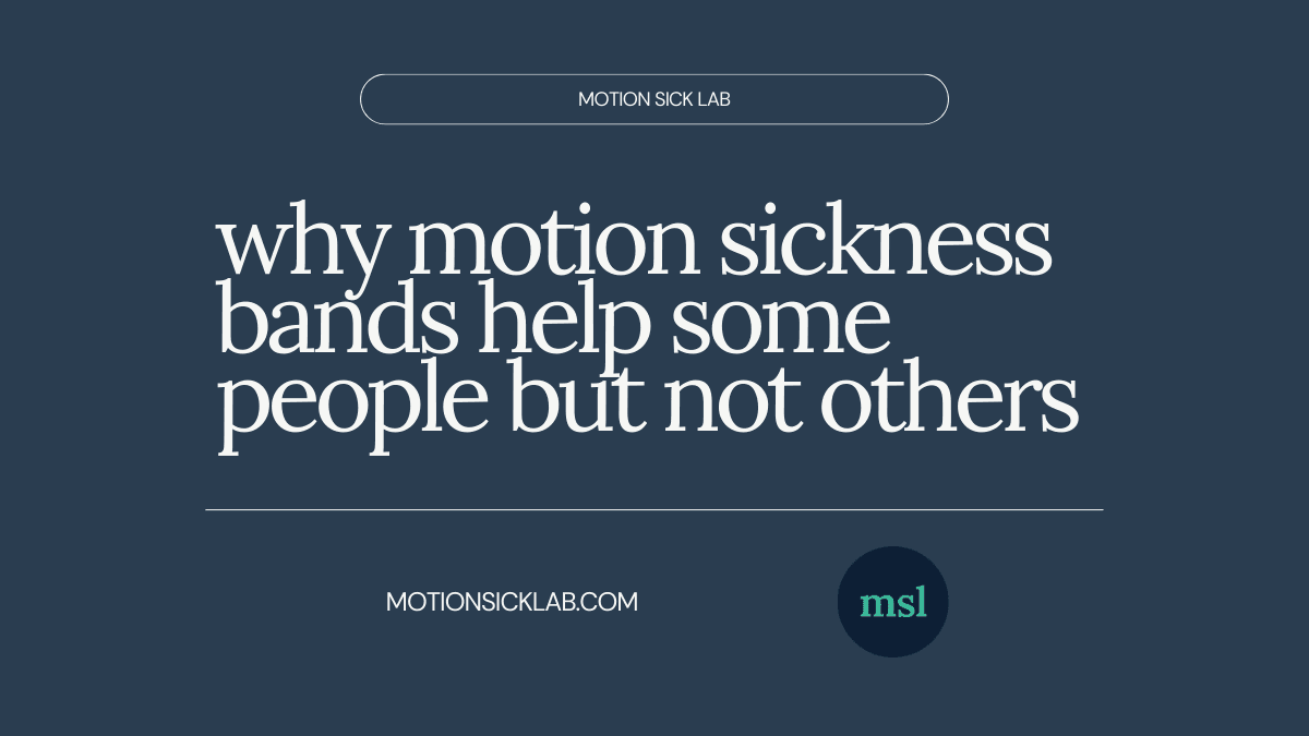motion sickness bands work differently